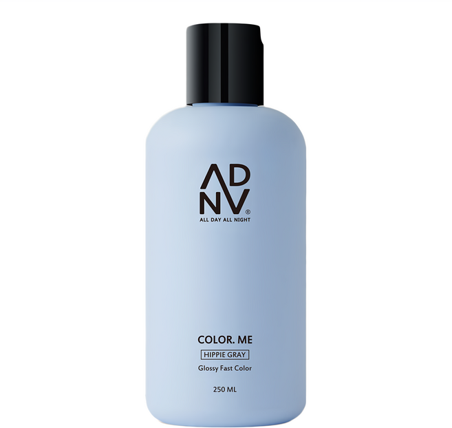 A.D.A.N 全時呵護 補色洗髮精/彩染補色劑 嬉皮灰 250ml 染髮護色 髮色持久, 1瓶