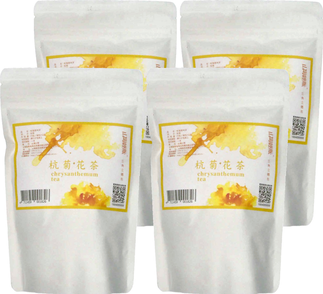 山海經脈 杭菊原味茶 三角立體包, 2g, 20個, 4包