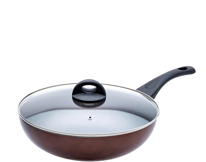 cook power 鍋寶 TITANIUM鈦晶不沾鍋深炒鍋 含蓋 IH爐可用, 30cm, 1個