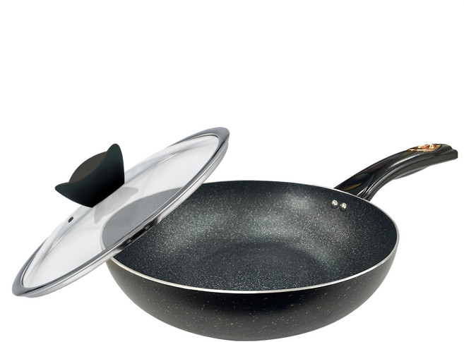 CLARE 不沾炒鍋 單把附蓋IH CL-211334, 34cm, 1個