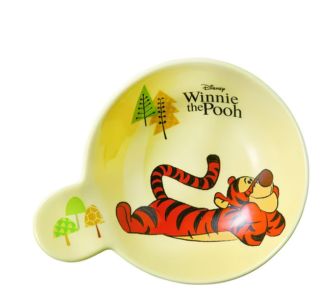 Disney POOH 陶瓷醬料碟, 跳跳虎 米黃色, 1個