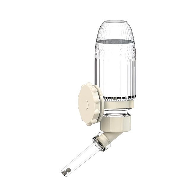 mini Animan 小動物專用飲水器組 中號 120ml, 白色 + 透明色, 1組