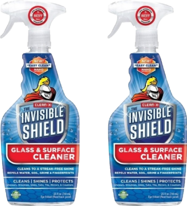 INVISIBLE SHIELD 奈米撥水亮光清潔劑 玻璃 陶瓷表面適用, 25oz, 2瓶