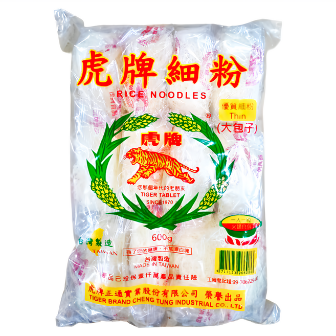 TIGER FOOD 虎牌 細粉 大包子 12包, 600g, 1袋