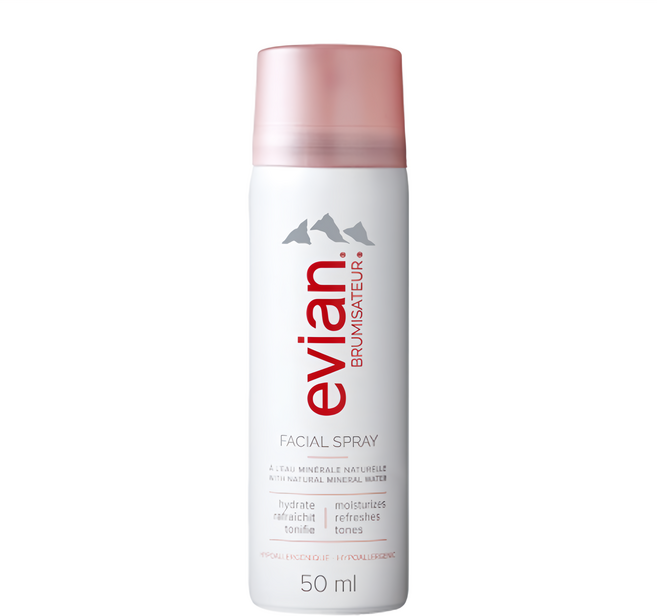 evian 依雲 天然礦泉護膚保濕噴霧, 1瓶, 50ml
