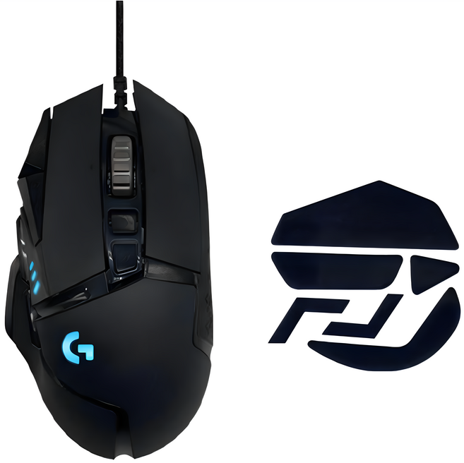 로지텍 G502 HERO 게이밍 마우스 + 마우스피트 세트, M-U0047