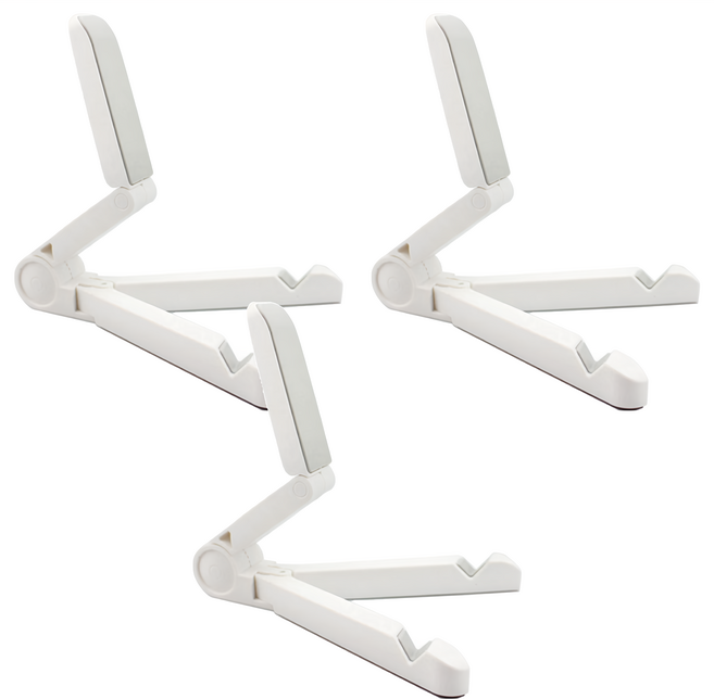 小麥購物 平板手機支架 81g, G824, 白色, 3個