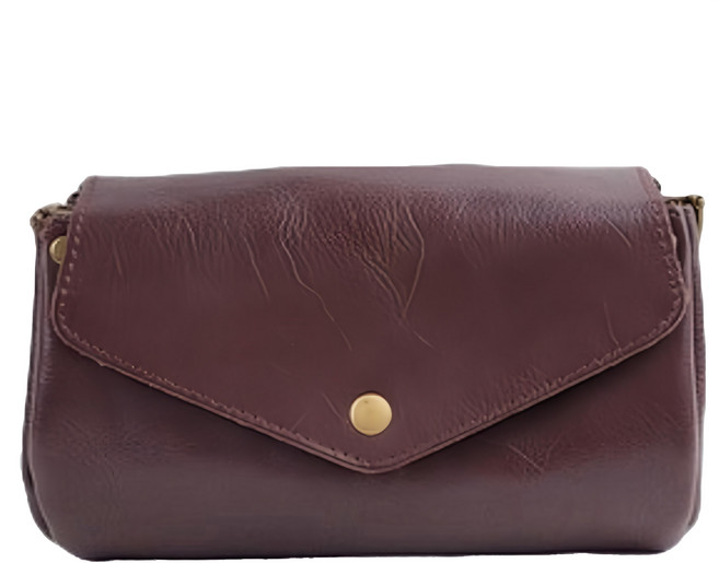 真皮頭層牛皮 四層收納 女士單肩背包 LB961