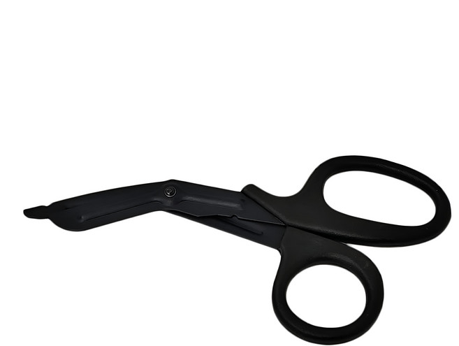 ALL-ROUNDED 全展 不鏽鋼抗沾黏剪刀 19cm, 黑色, 1支