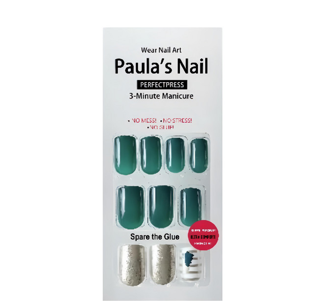 Paula's Nail 寶拉美甲 秒貼美甲 PNW26-0014 30片, 綠野仙蹤, 1組