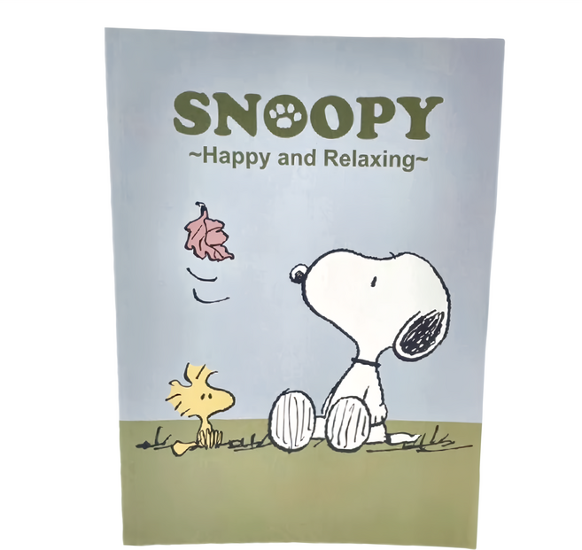 收納王妃 SNOOPY 小日子 16K固頁筆記 WP0624, 淺紫落葉, 6本