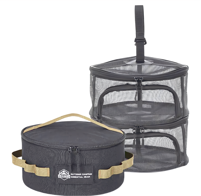 OCE GEAR 戰術鍋具收納包 黑色 牛津布, 2層, 1個