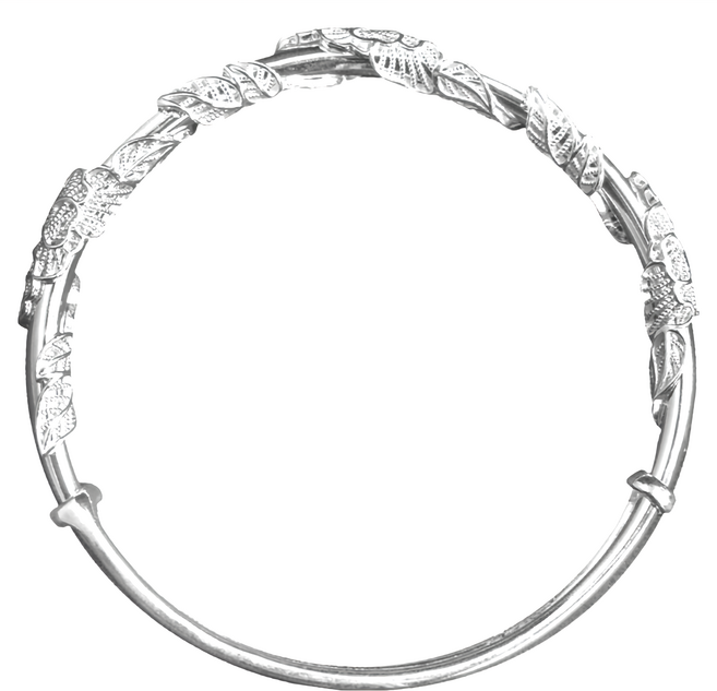 財神小舖 手環 999純銀 CCH-006