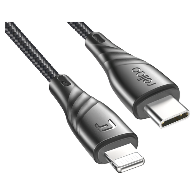 Mcdodo 孔雀系列 MFI PD 快充充電線 Type C to Lightning, 黑色, 1條