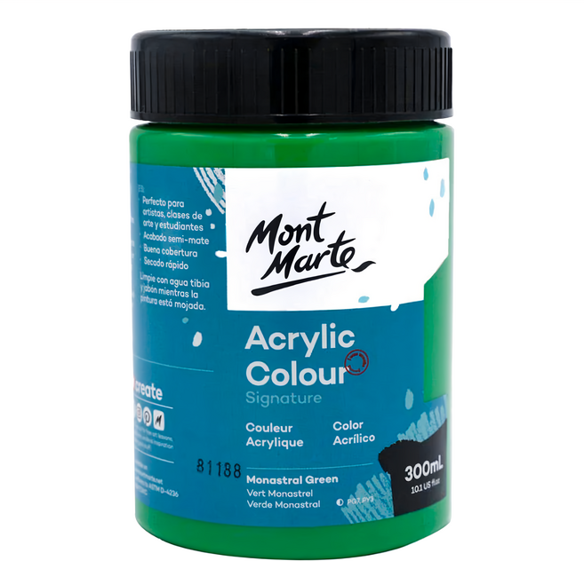 Mont Marte 蒙瑪特 壓克力顏料 MSCH3057, 300ml, 1色