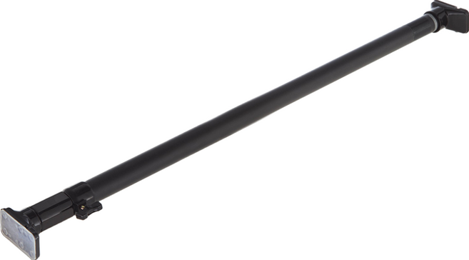 HEIAN SHINDO 平安伸銅 兩段式強化伸縮桿 RTB 75 75cm-120cm可延伸長度 耐重最高50kg, 黑色