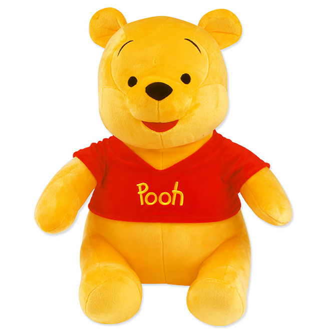 Winnie the Pooh 小熊維尼 絨毛玩偶, 45cm, 黃色, 1個