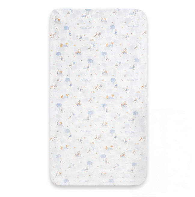 奇哥 悅讀比得兔床包 床墊包覆 13cm, 藍色, 1個