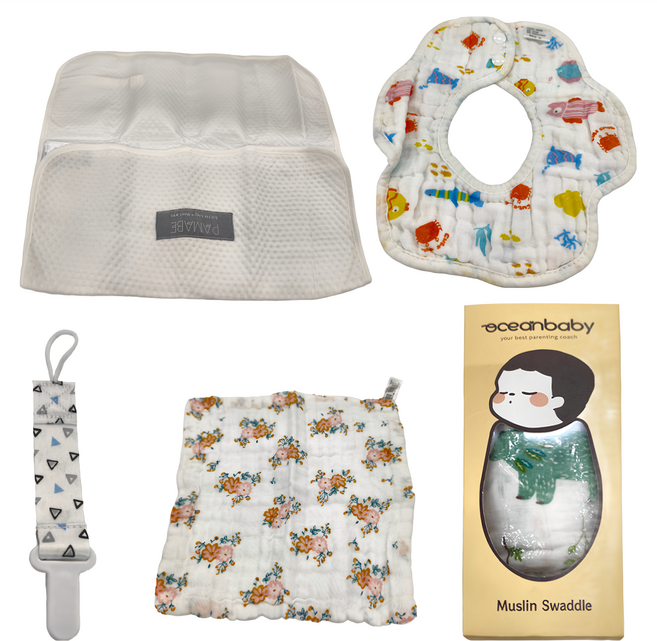 oceanbaby 女童款 海洋Q萌女寶超值5件組