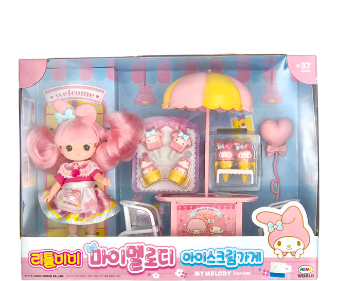 Sanrio 三麗鷗 迷你小MIMI 美樂蒂冰淇淋鋪, Pink, 1個