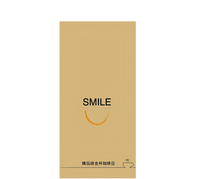 smile coffee 微笑咖啡 精品級金杯咖啡豆 醇品金杯 中焙, 咖啡豆(無研磨), 450g, 1包