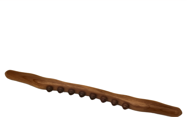 實木撥筋棒 520 x 50 x 25mm 236g, 碳化木, 1支