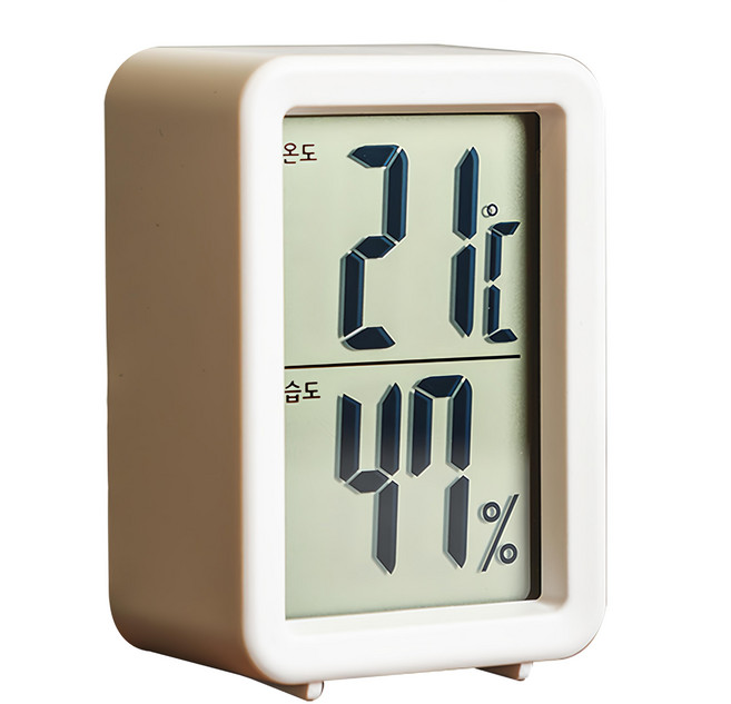 韓國 OWC 微型數字溫度計 OT1585, 白色, 1個