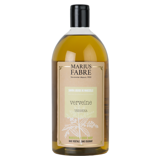 MARIUS FABRE 法鉑馬賽肥皂 香氛液體皂 馬鞭草, 1瓶, 1L