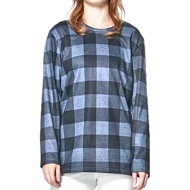 MI MI LEO MIT時尚刷毛經典格紋機能服 超值兩件組