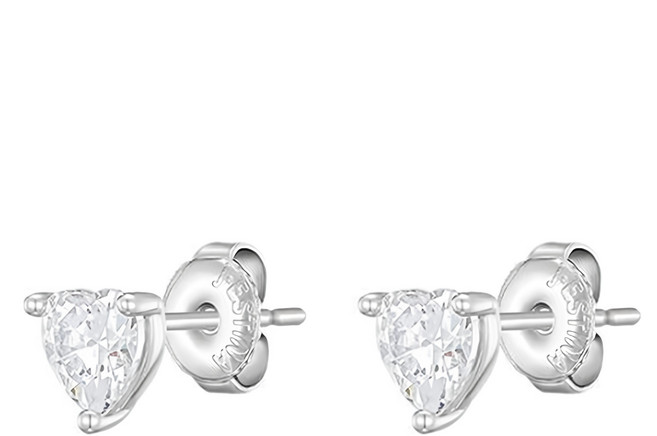 J.ESTINA 女性 LALA J 心形切割耳環