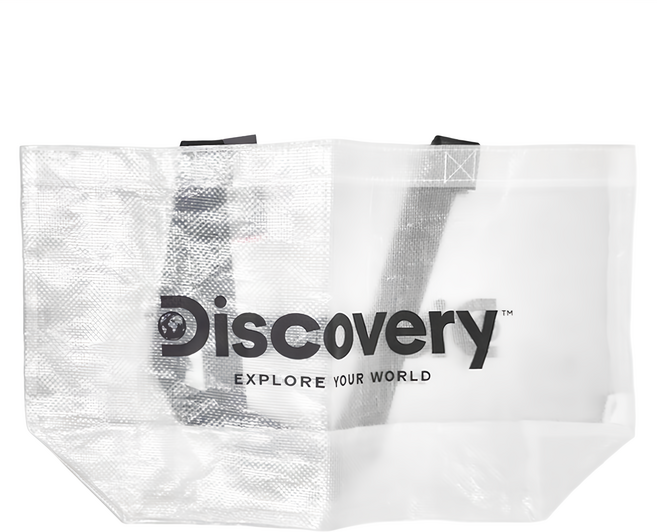 Kiiwi O Discovery 編織透明提袋, 透明色