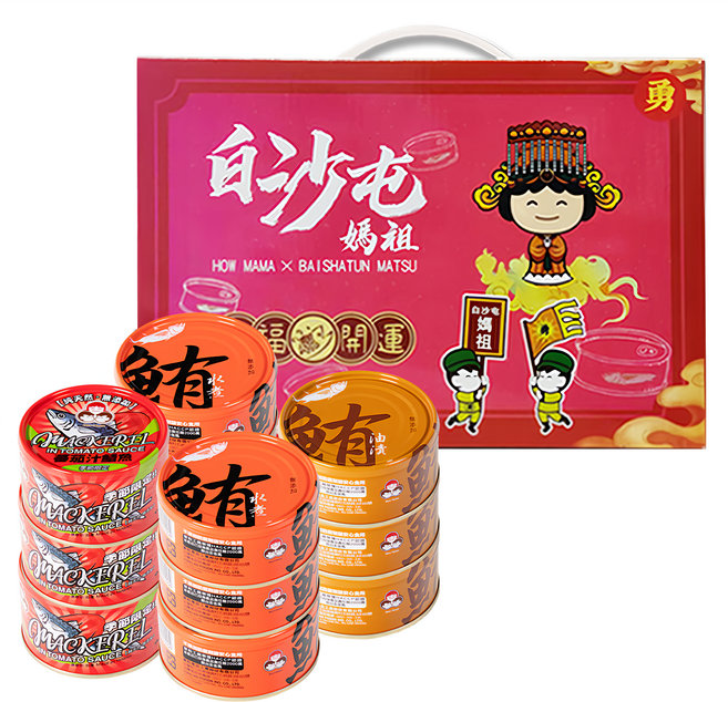 東和食品 How Mama 白沙屯媽祖聯名保庇拜拜禮盒, 1組