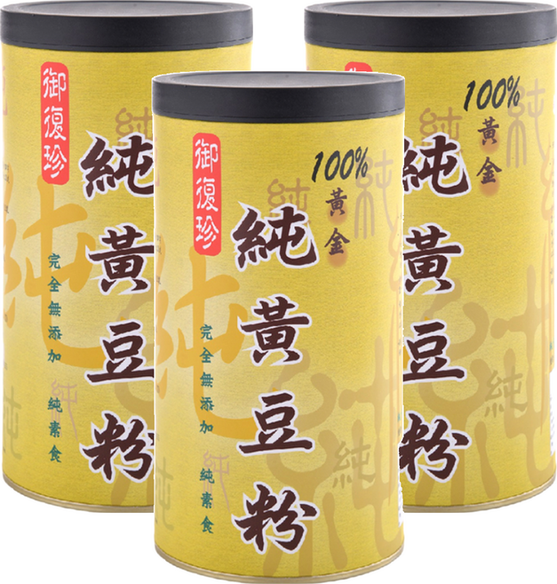 御復珍 純黃豆粉, 400g, 3罐