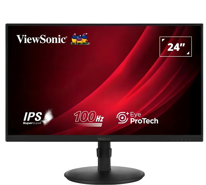 ViewSonic 優派 24型 人體工學設計多角度旋轉螢幕, 60.5cm, VG2408