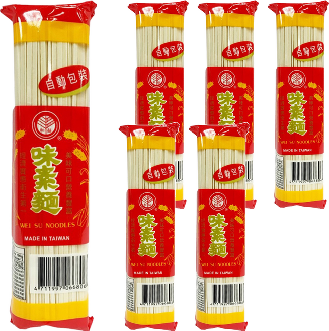 和益 白味素麵, 300g, 6包