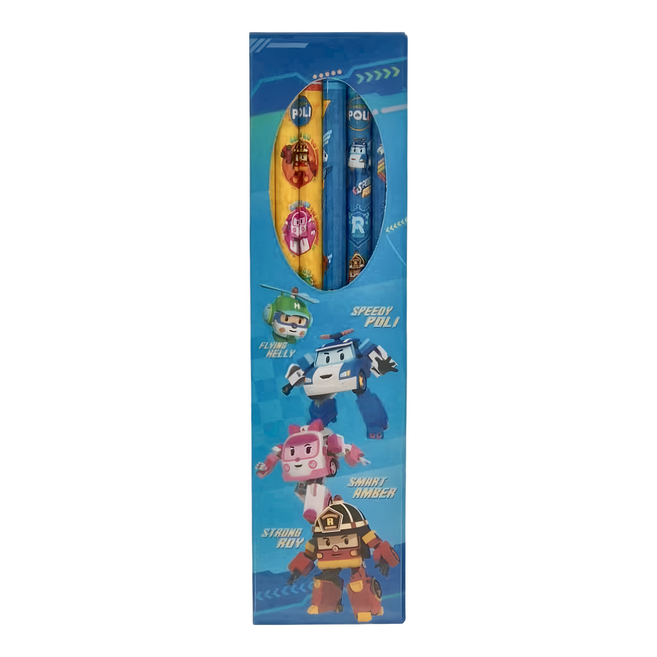 ROBOCAR POLI 波力 盒裝木頭鉛筆 12支, 2盒