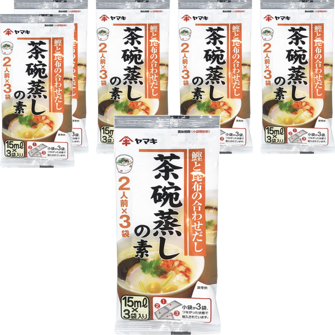 Yamaki 雅媽吉 茶碗蒸高湯 3入, 45ml, 6袋