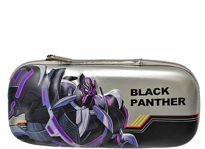 UME 聯眾 Disney迪士尼 漫威系列 4D立體多隔層筆盒/筆袋 橫款, 終極黑豹, 1個