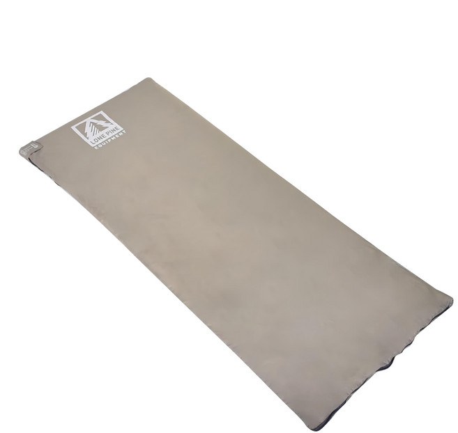 LONE PINE EQUIPMENT 加大型四季輕量超迷你睡袋 190 x 75cm 收納 25 x 14cm 672g, 卡其色, 1個