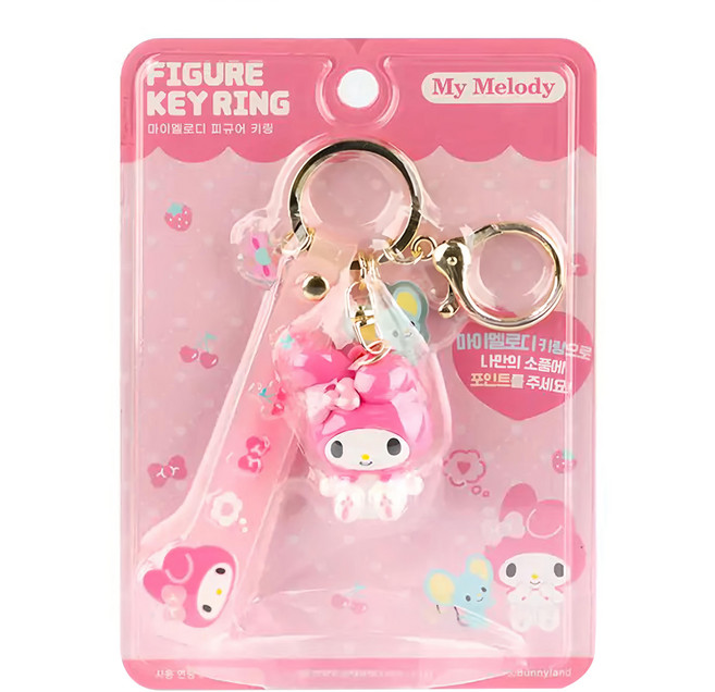 Sanrio 三麗鷗 鑰匙圈系列, 粉紅色, 1個