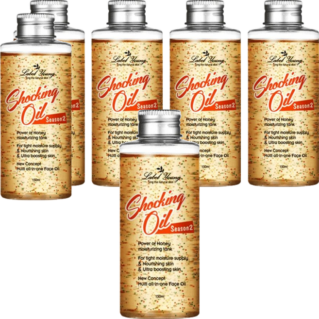Label Young 保濕精油 第二代 蜂蜜的力量 滋養肌膚, 150ml, 6瓶