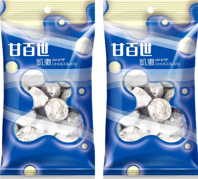 KAISER 甘百世 凱撒白巧克力糖, 150g, 2袋