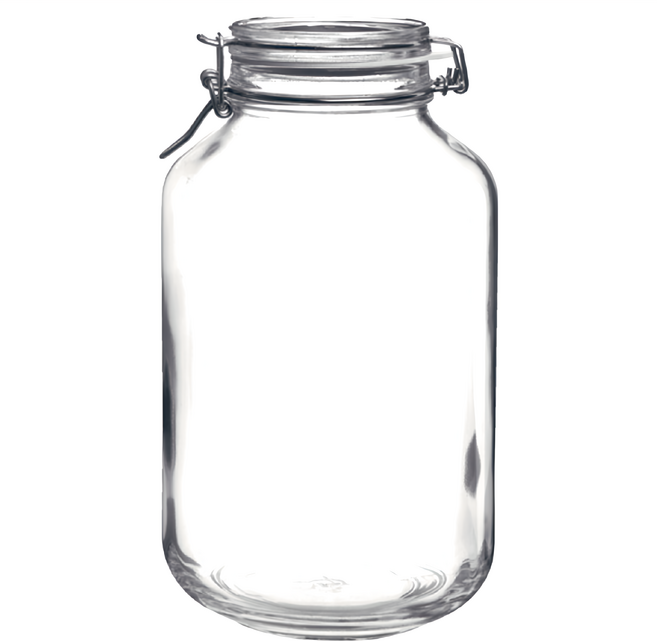 Bormioli Rocco 密封罐 280mm 透明色, 4.9L, 1個