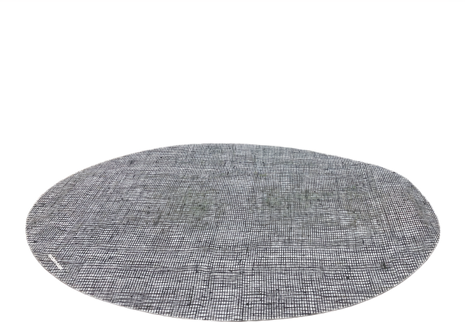 modern-twist 橢圓餐墊, 黑色, 40.6 x 35.5cm, 1個
