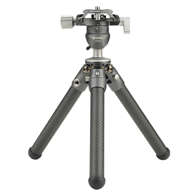 BENRO 百諾 TABLEPODKIT 迷你三腳架 支援360°全景拍攝 高承重雲台 三檔腳管角度調節, 1個