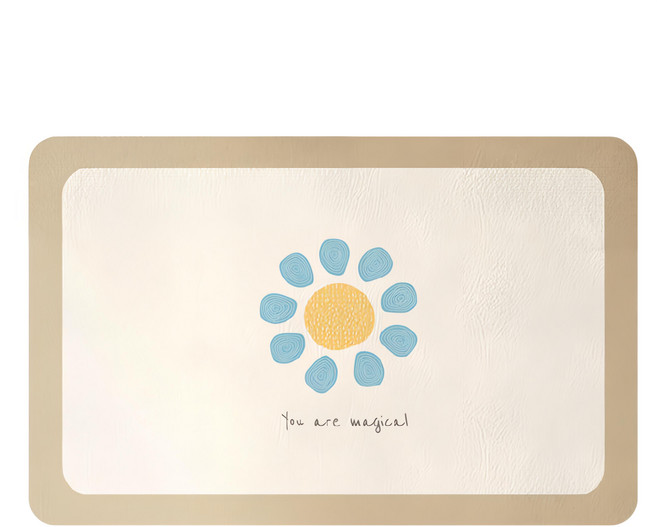 北歐風皮革桌墊 防水耐髒 隔熱防燙, 40 x 30cm, 陽光, 1組