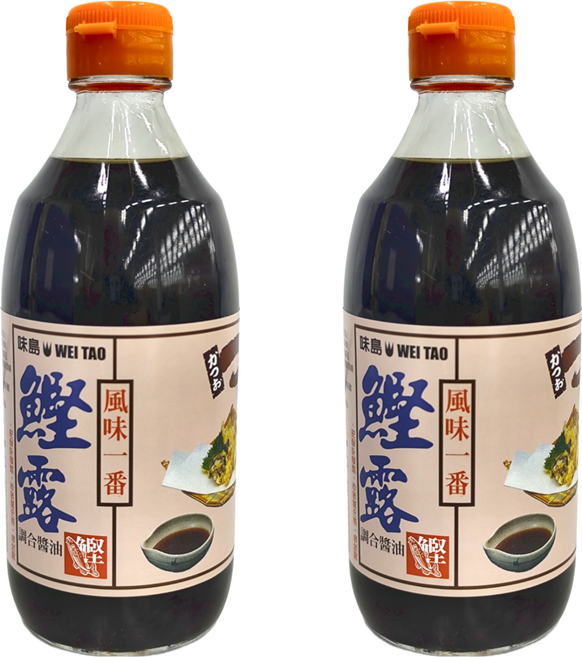 味島 鰹露調和醬油, 400ml, 2瓶