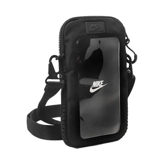 NIKE 耐吉 TECH STATEMENT 手機斜背包, 黑色, 1個