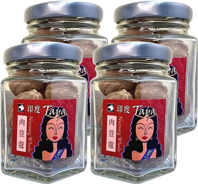 Taya Spices 印度肉豆蔻, 4罐, 50g