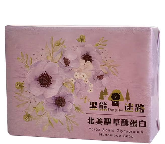 北美聖草醣蛋白手工皂, 130g, 1個